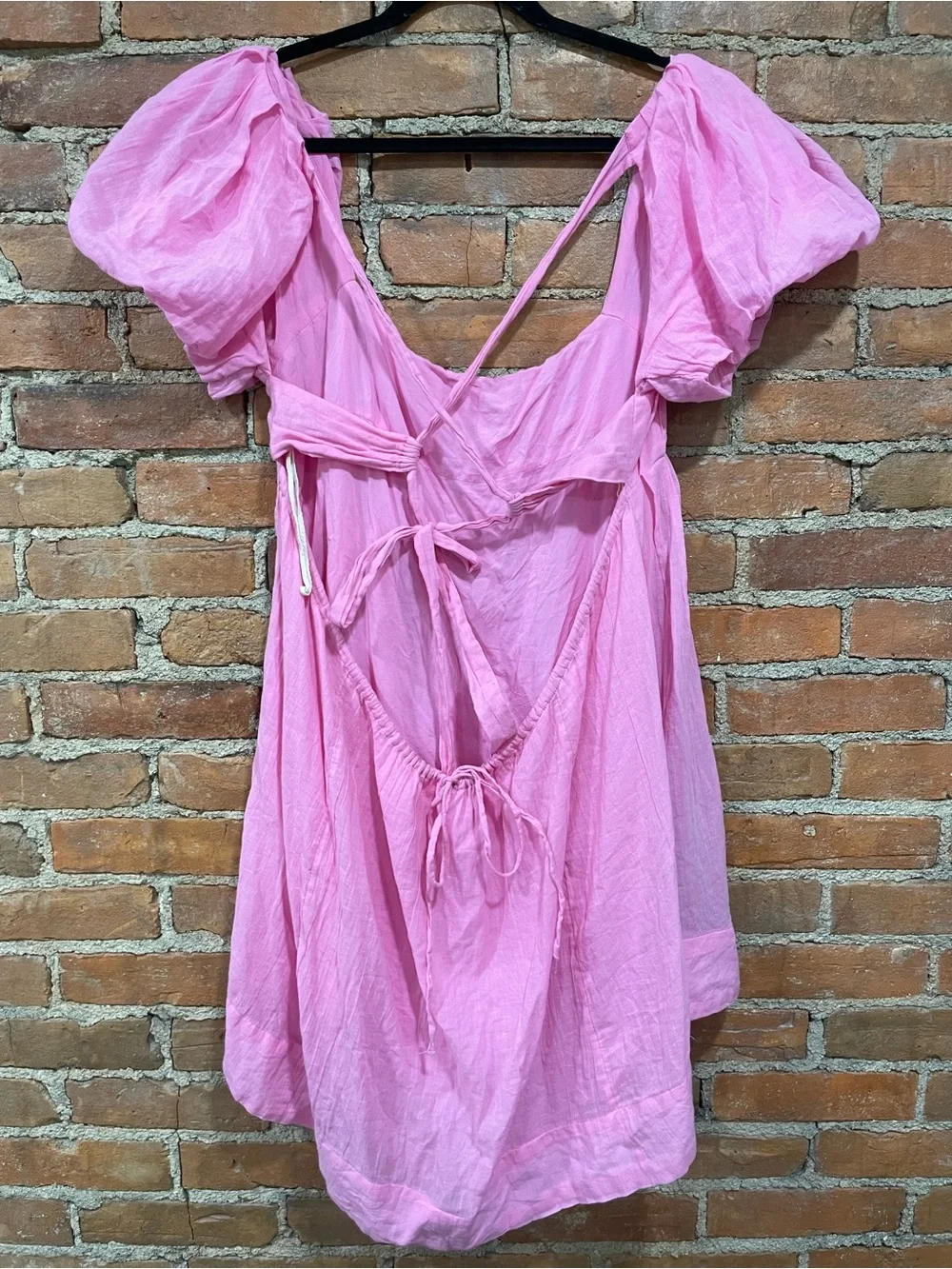 Free People Marina Mini Dress in Pink | Size Large | EUC